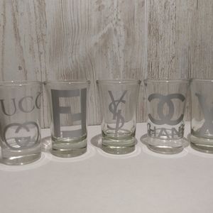 Lable inspired shotglass set